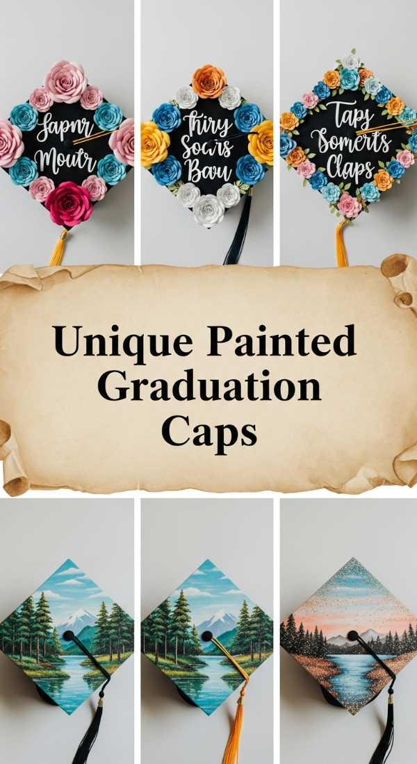 Unique Painted Graduation Caps 6a134d3820914