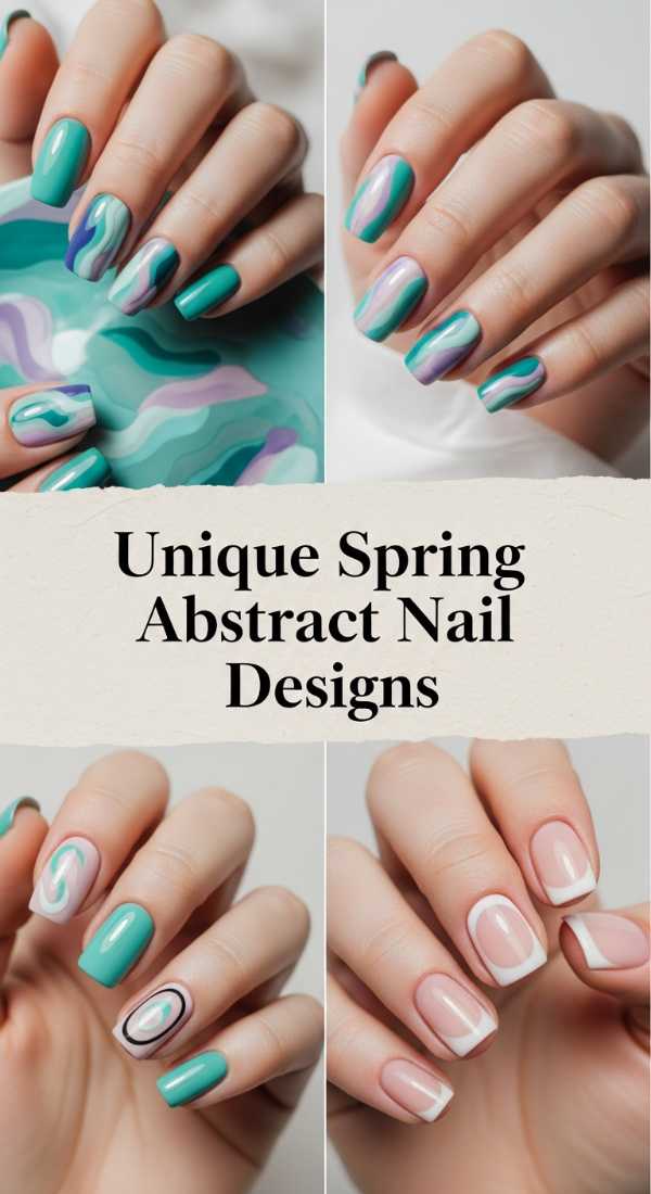 Unique Spring Abstract Nail Designs 69ff6bf926c47