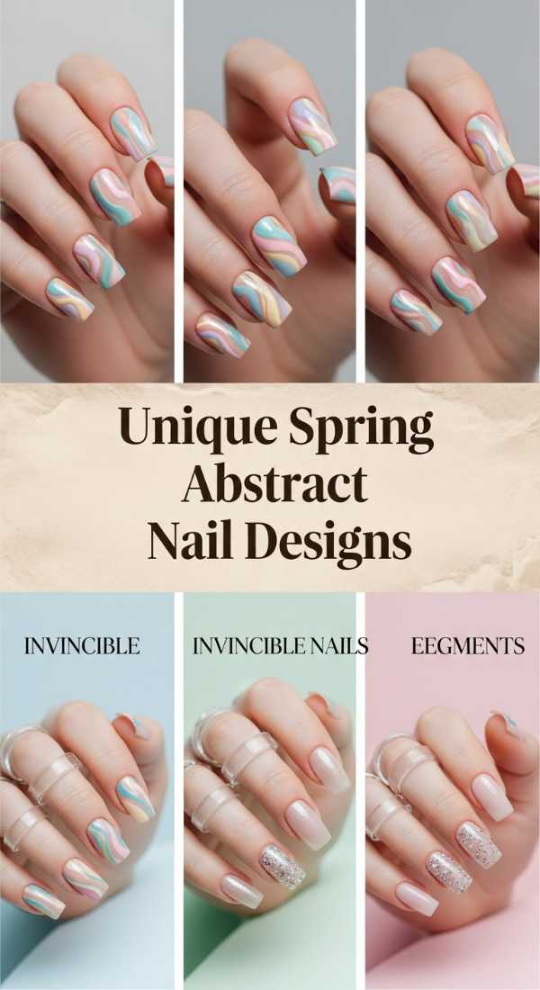 Next-Gen Nails: The Ultimate 2026 Trend Report for Every Manicure Lover Unique Spring Abstract Nail Designs 69ff6dac47473
