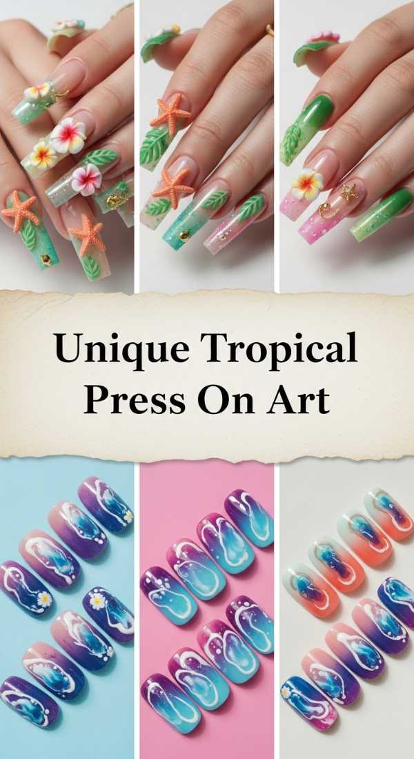 Unique Tropical Press On Art 6a13490cc9707