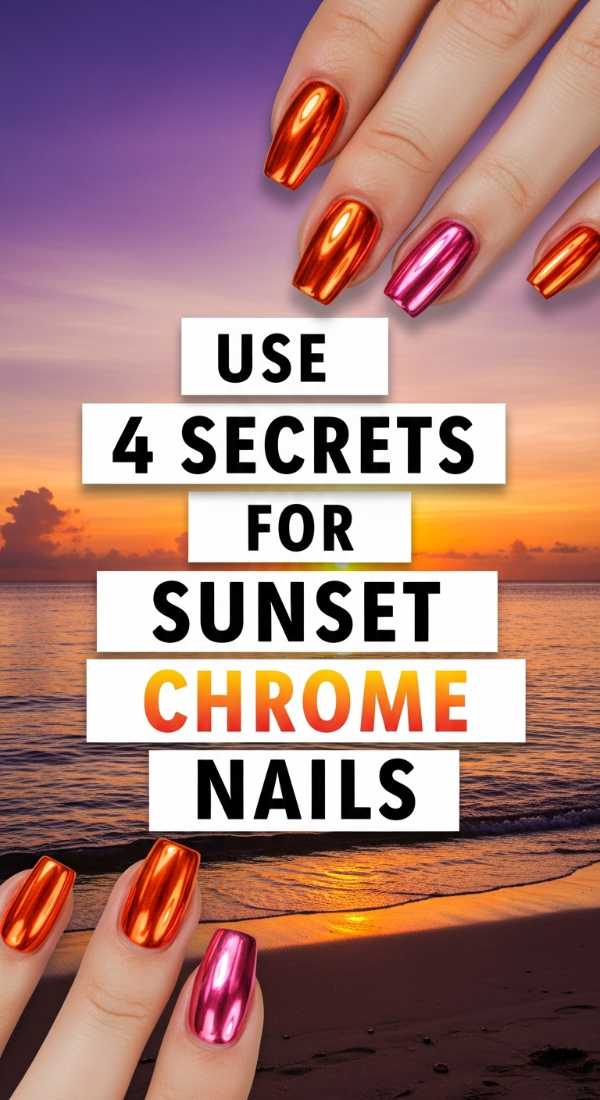 From May Flowers to Neon Nights: The Ultimate 2026 Summer Nail Guide Use 4 Secrets For Sunset Chrome Nails 6a05a53cc2a21