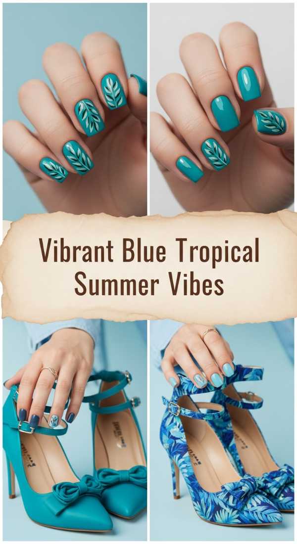 Vibrant Blue Tropical Summer Vibes 69ff6d9932cdc