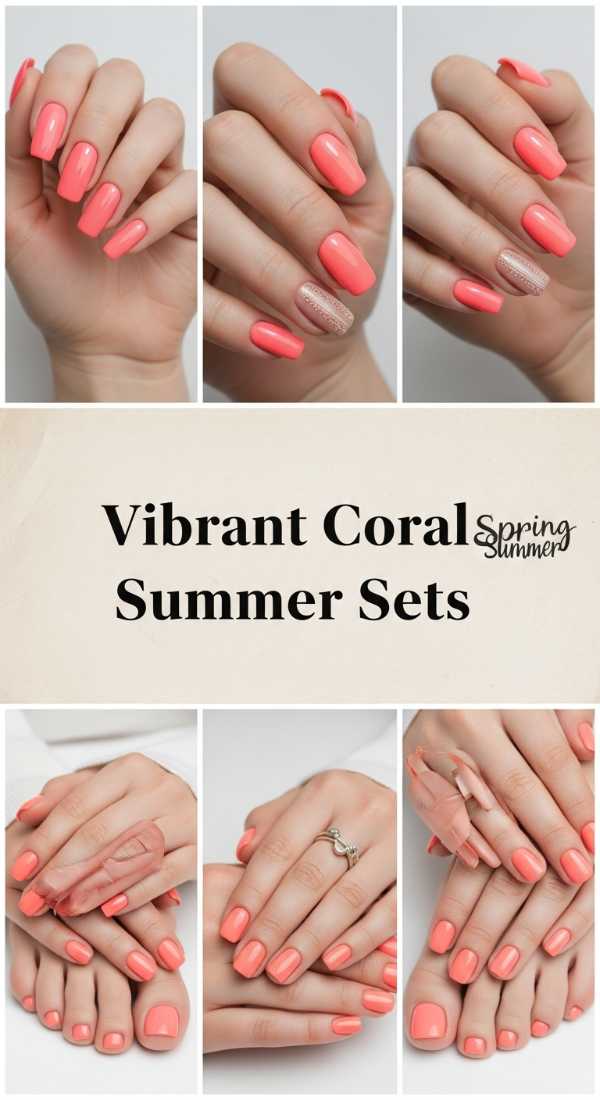 Vibrant Coral Spring Summer Sets 69ff6c0843f9f