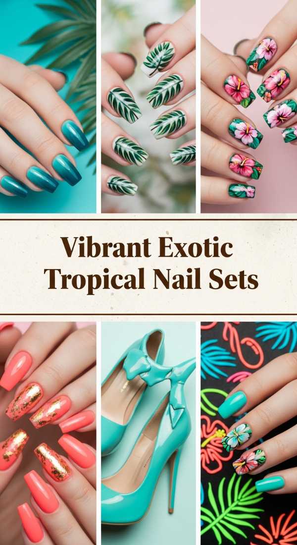 Vibrant Exotic Tropical Nail Sets 69ff6c1b767c0