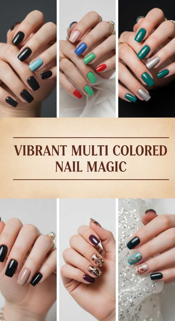 Vibrant Multi Colored Nail Magic 6a08b016e0e9a