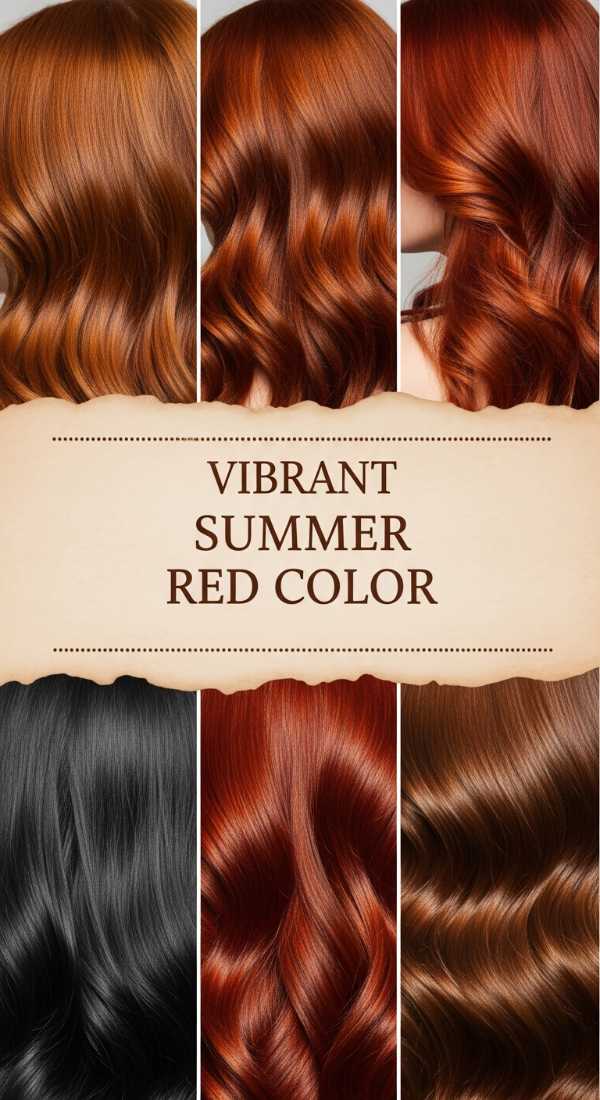 Beyond the Brush: The Ultimate 2026 Hair Mood Board for Trendsetters Vibrant Summer Red Color 6a08d2c402676