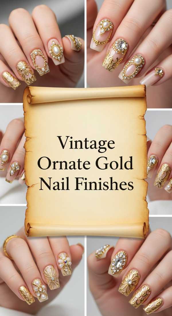 Vintage Ornate Gold Nail Finishes 6a0859b48ddae