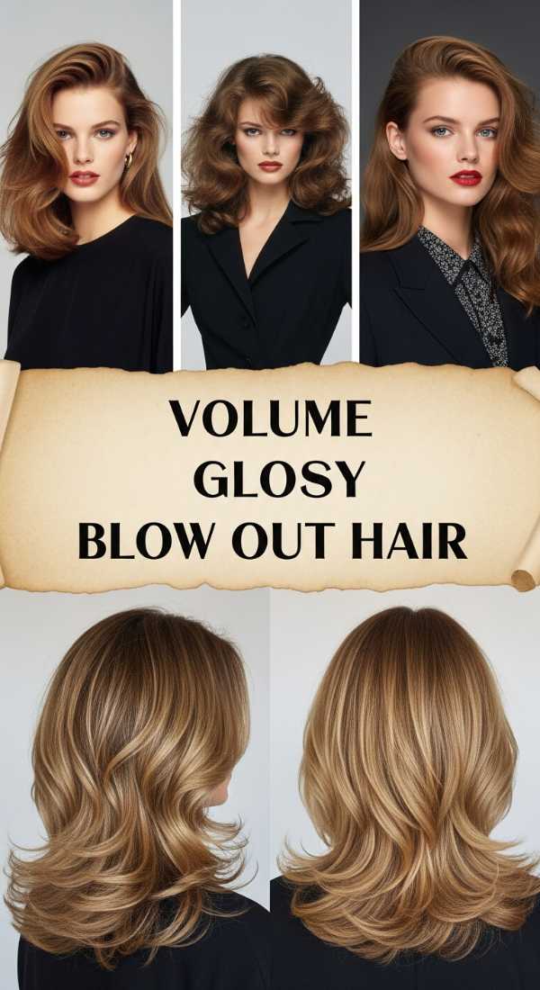 Volume Glossy Blow Out Hair 6a08d43273cbc
