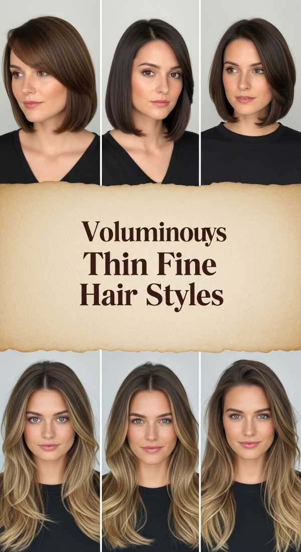 Voluminous Thin Fine Hair Styles 6a141e0558de1