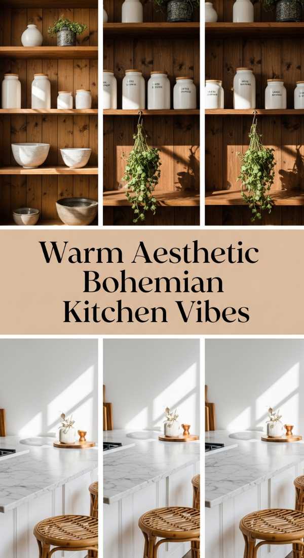 How to Design the Ultimate Earthy Modern Bohemian Oasis Warm Aesthetic Bohemian Kitchen Vibes 6a0ea1542a198