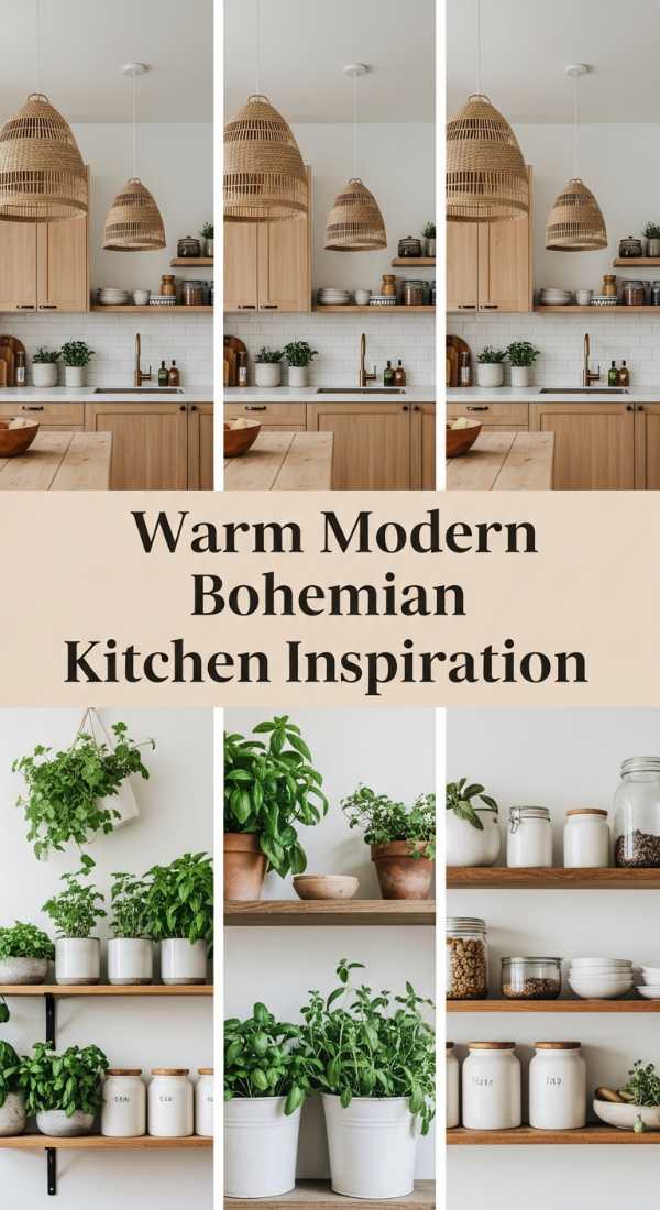 Warm Modern Bohemian Kitchen Inspiration 6a0ea13dcbf23