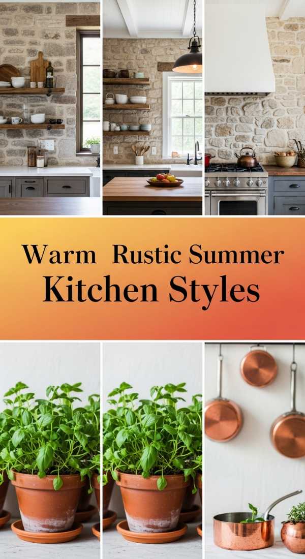 Warm Rustic Summer Kitchen Styles 6a035a80dafbd