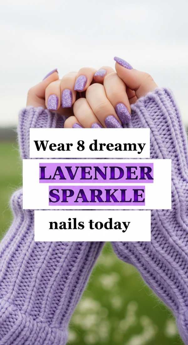 Wear 8 Dreamy Lavender Sparkle Nails Today 6a0331276f531
