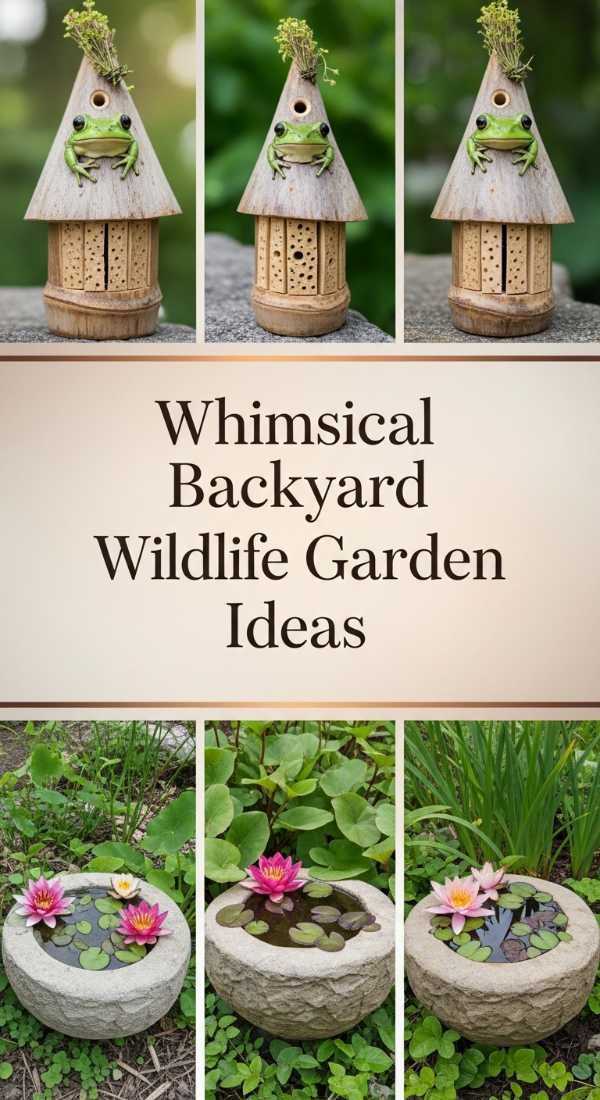 Whimsical Backyard Wildlife Garden Ideas 6a04bc70d467f