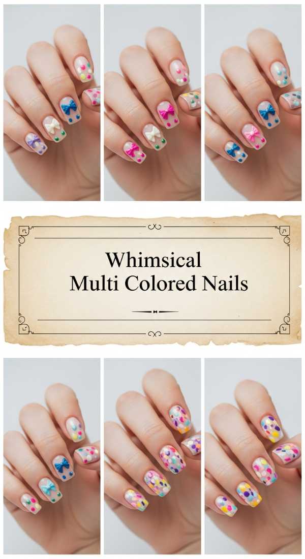 Whimsical Multi Colored Nails 6a08afe29e1d5