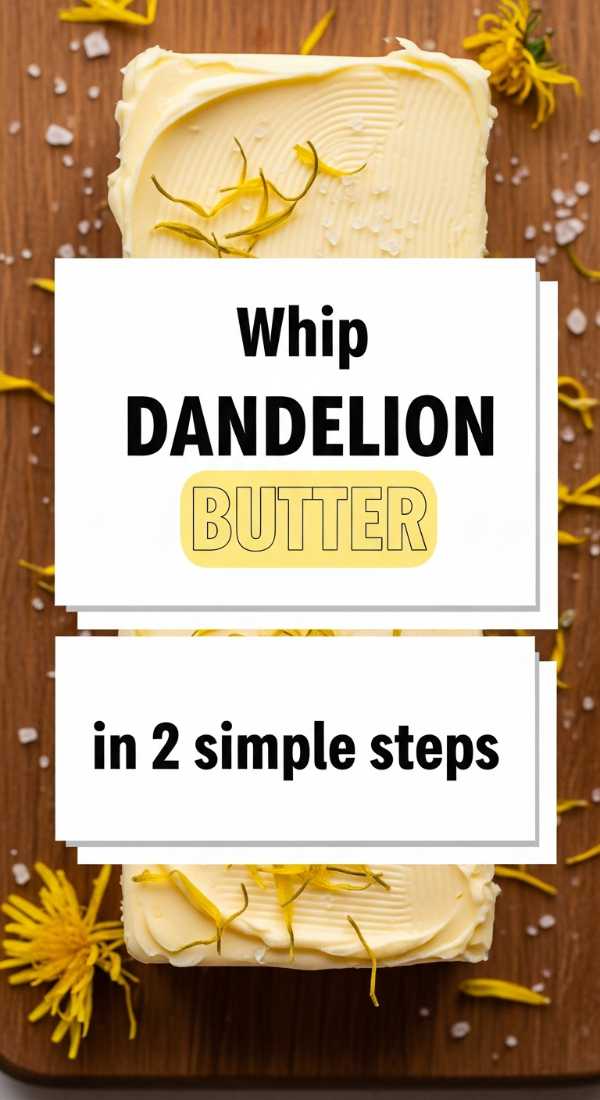 Whip Dandelion Butter In 2 Simple Steps 69fd88b62f178