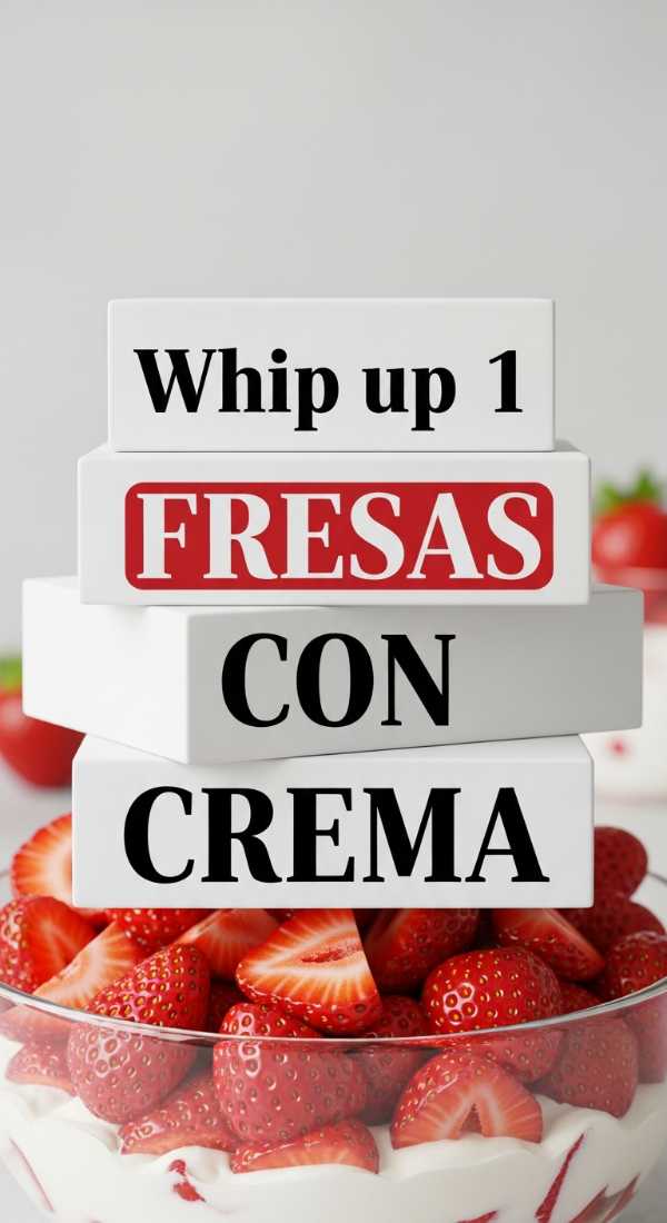 Whip Up 1 Creamy Fresas Con Crema Recipe 6a07039cee3d7