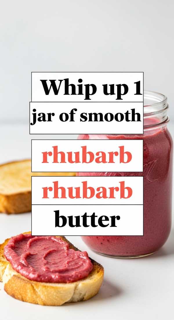Whip Up 1 Jar Of Smooth Rhubarb Butter 69fd8cbb299d7