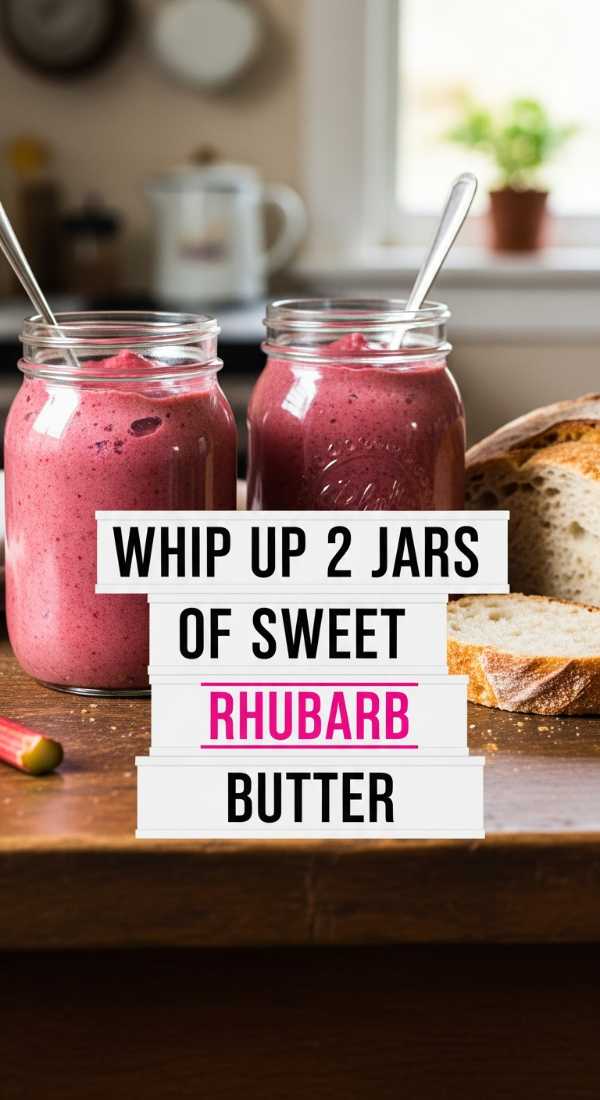Whip Up 2 Jars Of Sweet Rhubarb Butter 69fd888c5f287