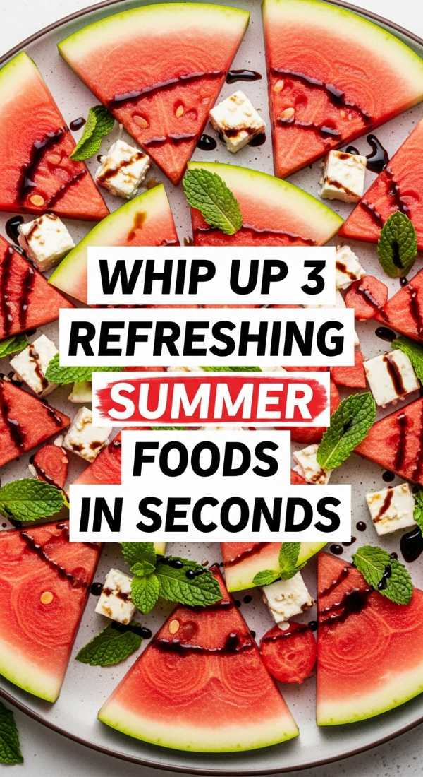 Whip Up 3 Refreshing Summer Foods In Seconds 6a041bf4640df