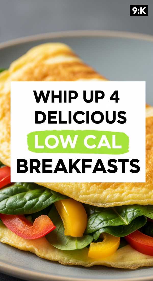 Whip Up 4 Delicious Low Cal Breakfasts Fast 6a001a8d90aa3