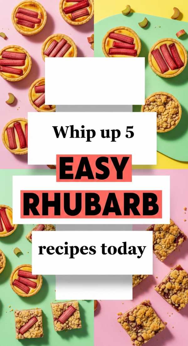 Whip Up 5 Easy Rhubarb Recipes Today 69f44748f2008