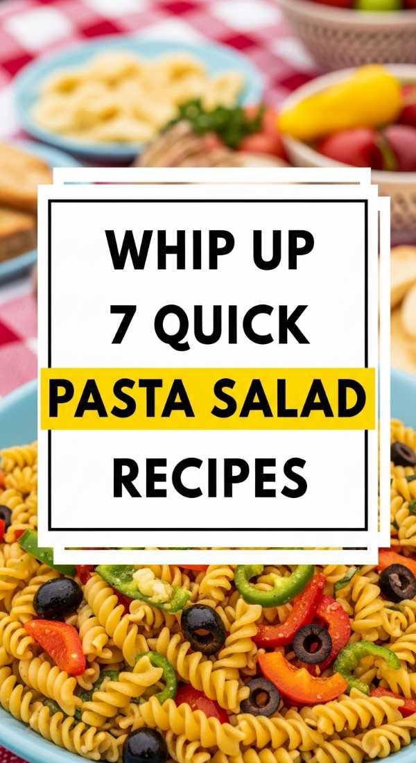 Whip Up 7 Quick Pasta Salad Recipes 6a06bc65a1aaf