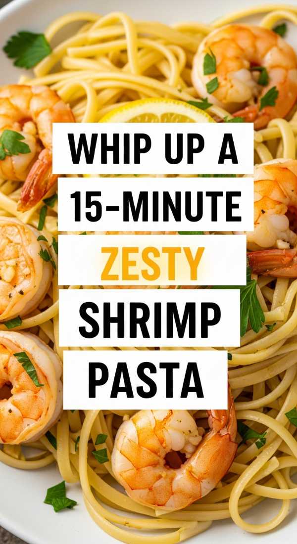 Whip Up A 15 Minute Zesty Shrimp Pasta 6a017dd0bec1e