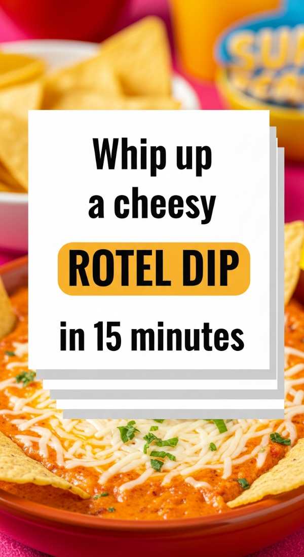 Beat the Heat: Refreshing Recipes for Your Best Summer Ever Whip Up A Cheesy Rotel Dip In 15 Minutes 6a070b5b0317b