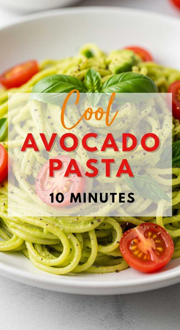 Whip Up Avocado Pasta In 10 Minutes 6a030c721ab3d