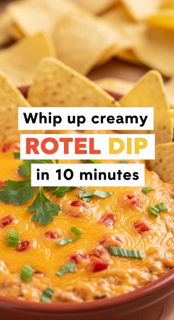 Whip Up Creamy Rotel Dip In 10 Minutes Or Less 6a06d00369099