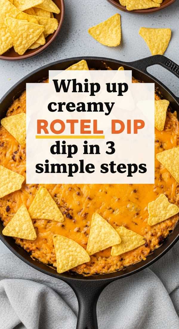 Whip Up Creamy Rotel Dip In 3 Simple Steps 6a06c556ddf88
