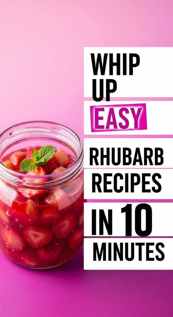 Whip Up Easy Rhubarb Recipes In 10 Minutes 6a001a98d54dd
