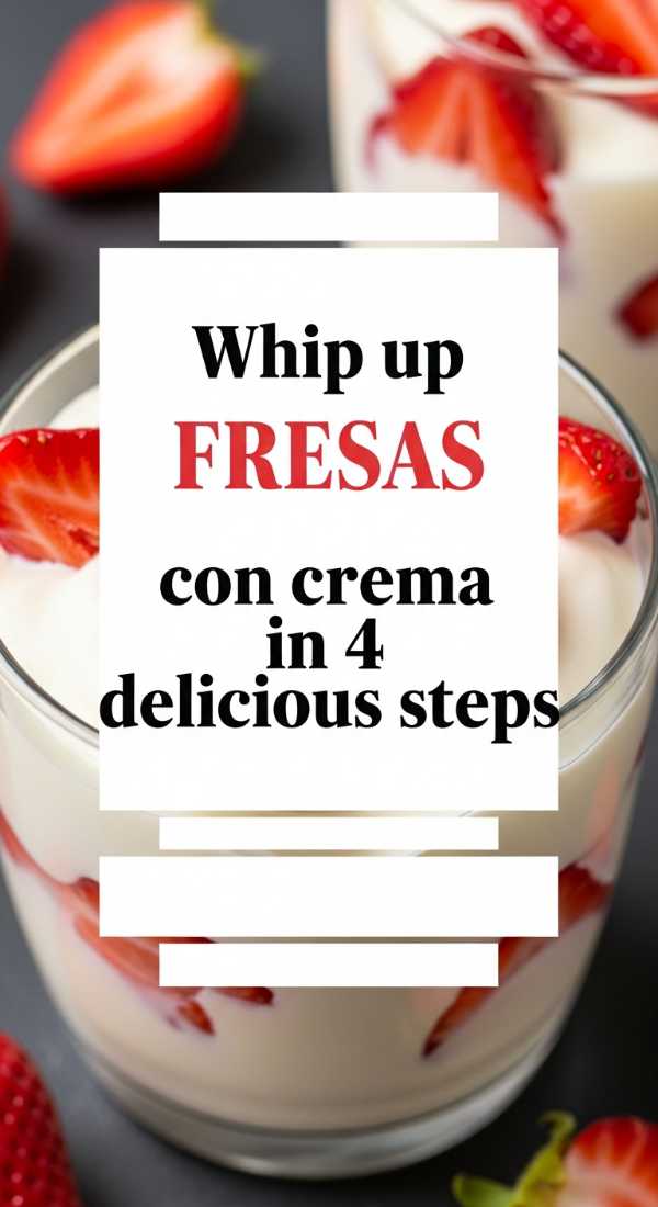 Whip Up Fresas Con Crema In 4 Delicious Steps 6a06c2025f0a9