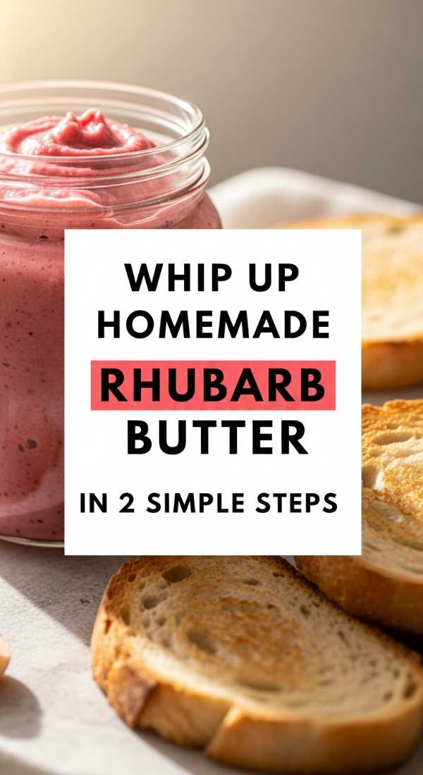 Whip Up Homemade Rhubarb Butter In 2 Simple Steps 69f8490f74369
