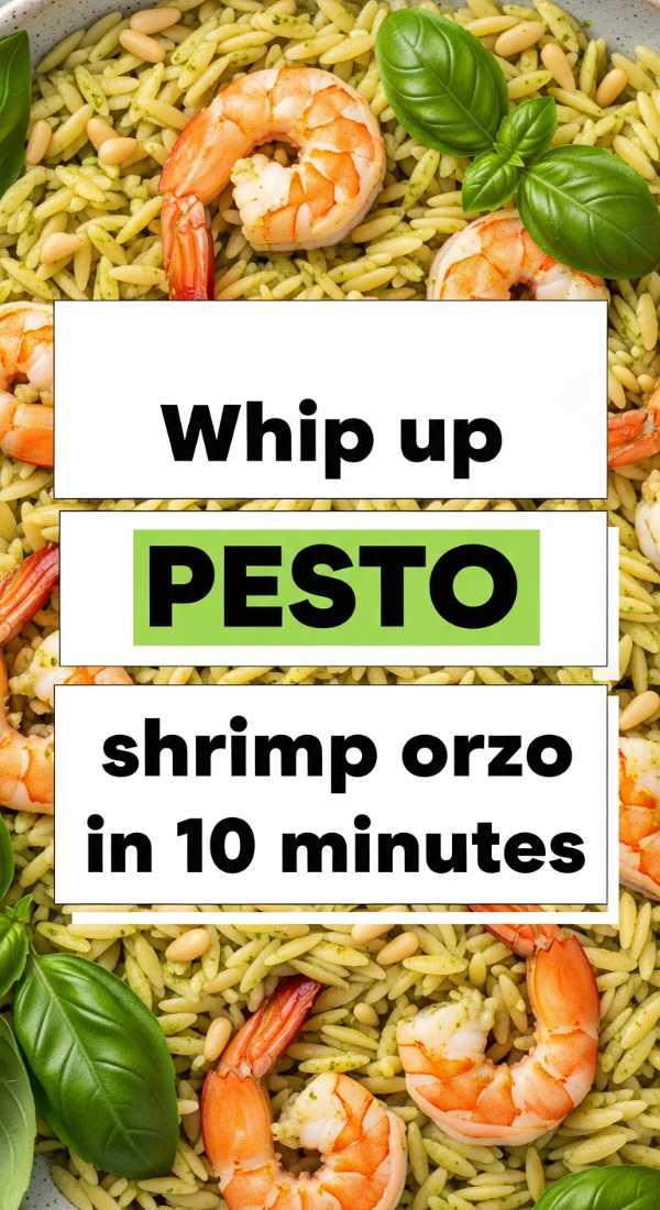 Whip Up Pesto Shrimp Orzo In 10 Minutes 6a00104b44f4e