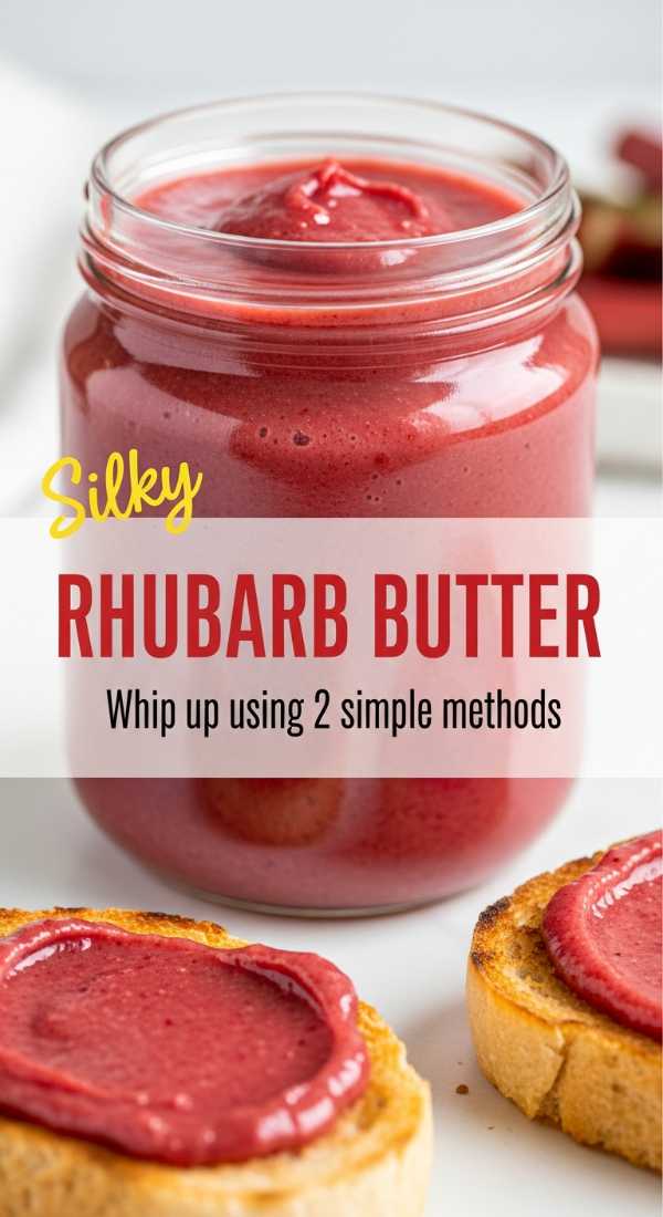 Whip Up Rhubarb Butter Using 2 Simple Methods 69f71b122f1b8