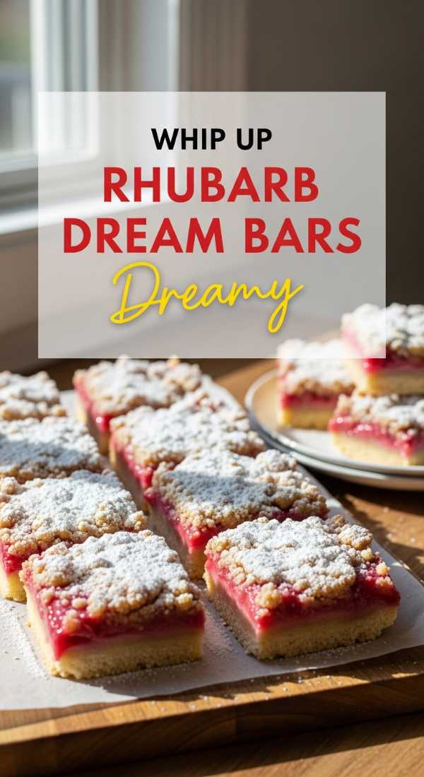 Beyond the Crumble: The Definitive Rhubarb Recipe Collection Whip Up Rhubarb Dream Bars In 5 Minutes 6a0025101f9c5