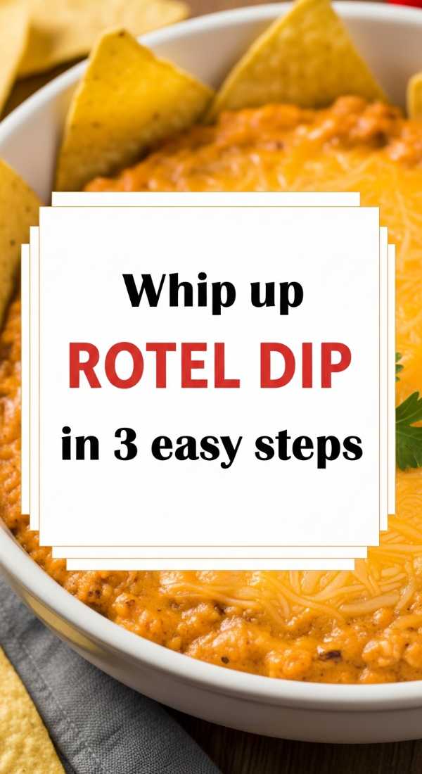 Whip Up Rotel Dip Recipe In 3 Easy Steps 6a06e6d491edf