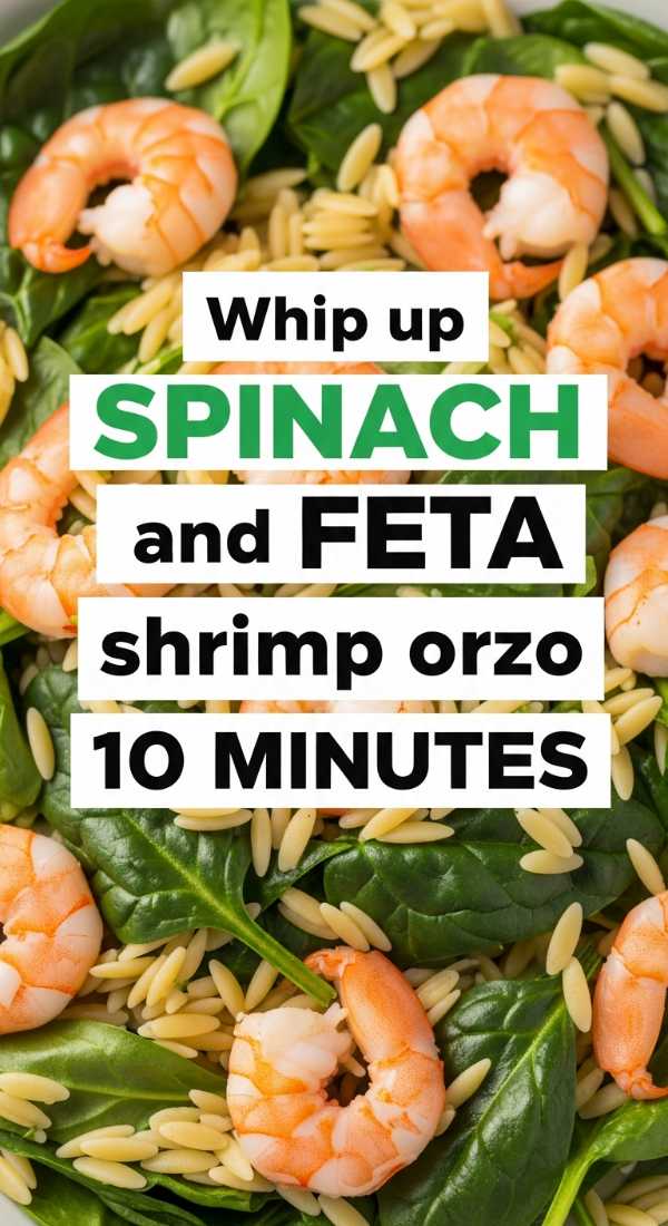 Whip Up Spinach And Feta Shrimp Orzo In 10 Minutes 69f6f4acd09de