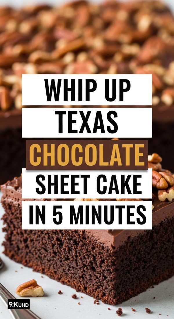 Whip Up Texas Chocolate Sheet Cake In 5 Minutes 6a06feb65b91d