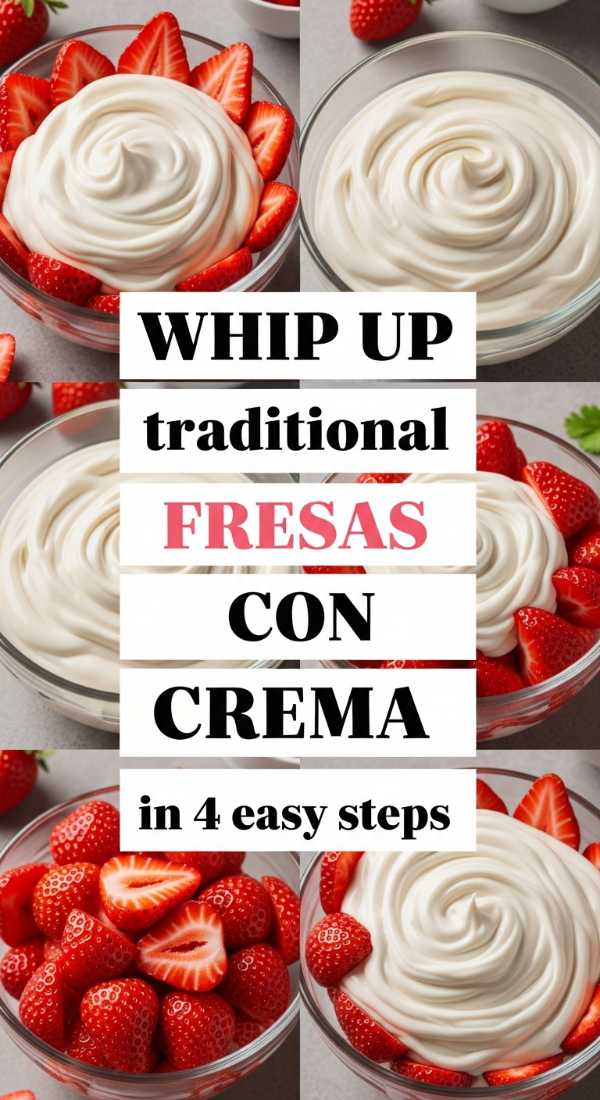 Whip Up Traditional Fresas Con Crema In 4 Easy Steps 6a0702656f4d6