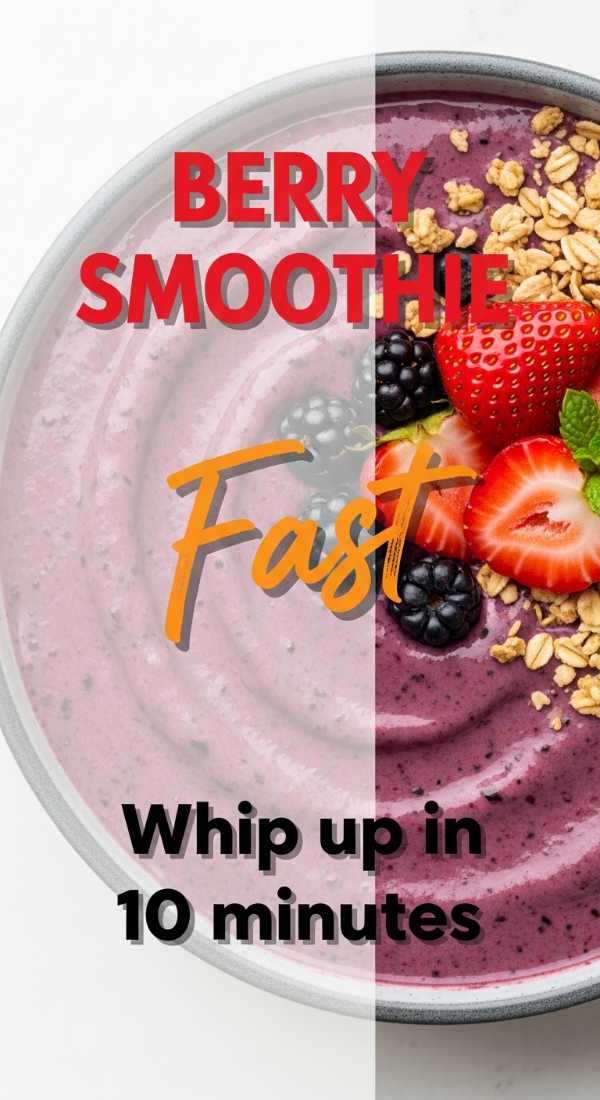 Whip Up Your 10 Minute Berry Smoothie Bowl 6a0026a04b575