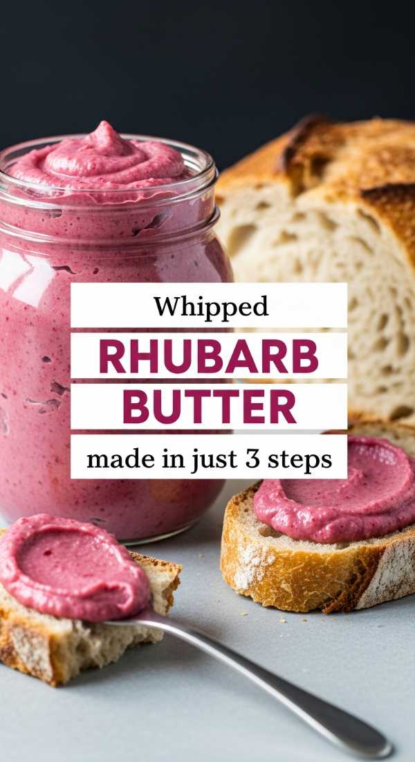 Whipped Rhubarb Butter Made In Just 3 Steps 69fd8ab01c4de