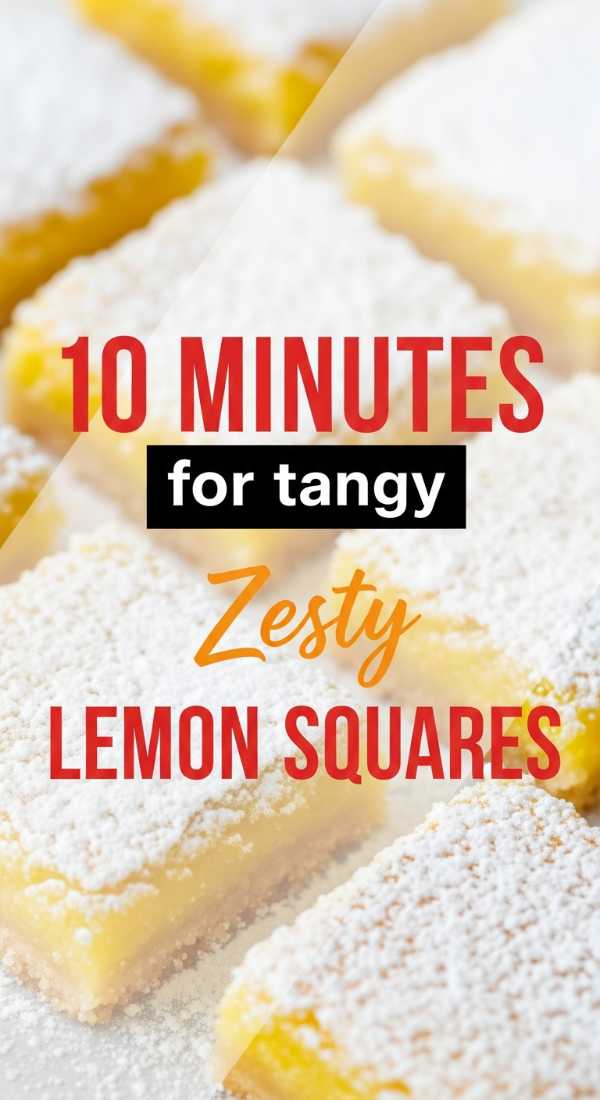 Whisk 1 Tray Of Tangy Lemon Squares In 10 Minutes 69f8635fbe16f