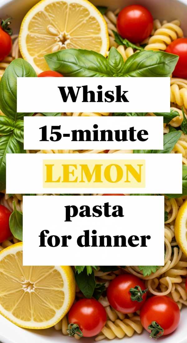 Whisk 15 Minute Lemon Pasta For Dinner 69f44262b0c15