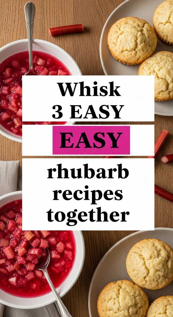 Whisk 3 Easy Rhubarb Recipes Together 69fd8aacb3384