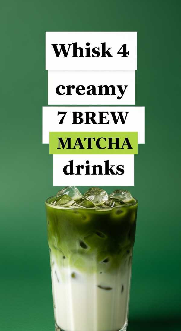 Whisk 4 Creamy 7 Brew Matcha Drinks 69f447501b231