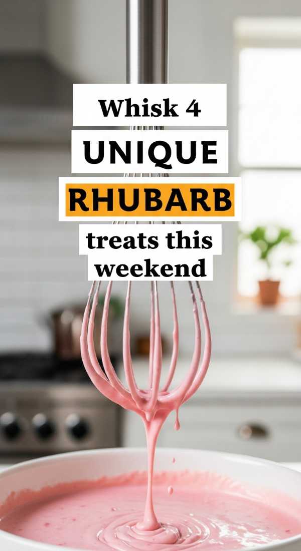 Whisk 4 Unique Rhubarb Treats This Weekend 69fc190733ee7