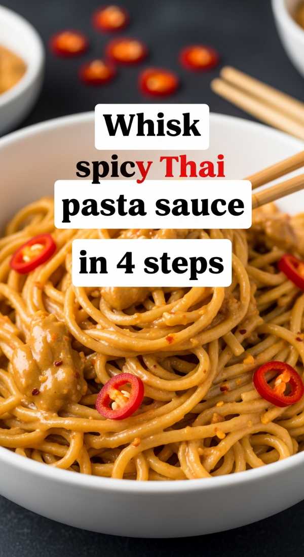 Whisk Spicy Thai Pasta Sauce In 4 Steps 6a04168580836